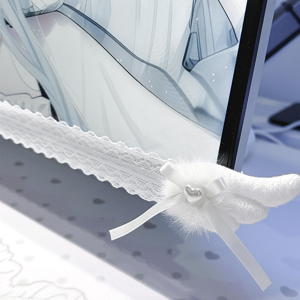 Desk Setup Pc - New Screen Decor White Lace Monitor