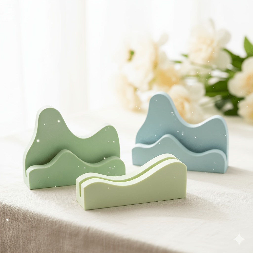 Desk Setup Nature - Silicone Molds for Casting, Modern and