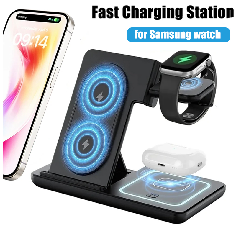 Desk Setup Apple - 3 in 1 Foldable Wireless Charger
