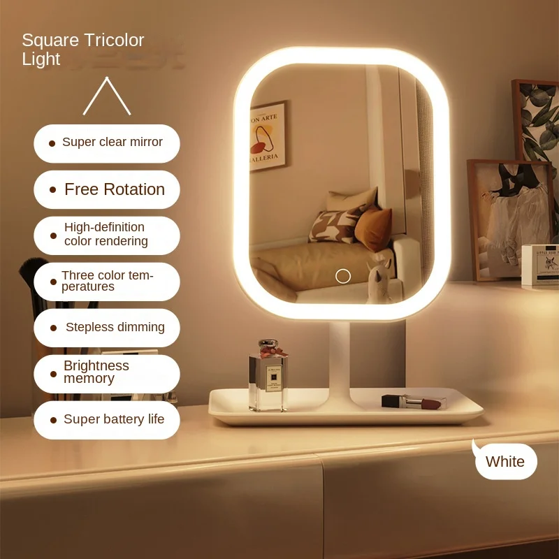 Desk Setup Lamp - New LED Modern Desktop Vanity Mirror,