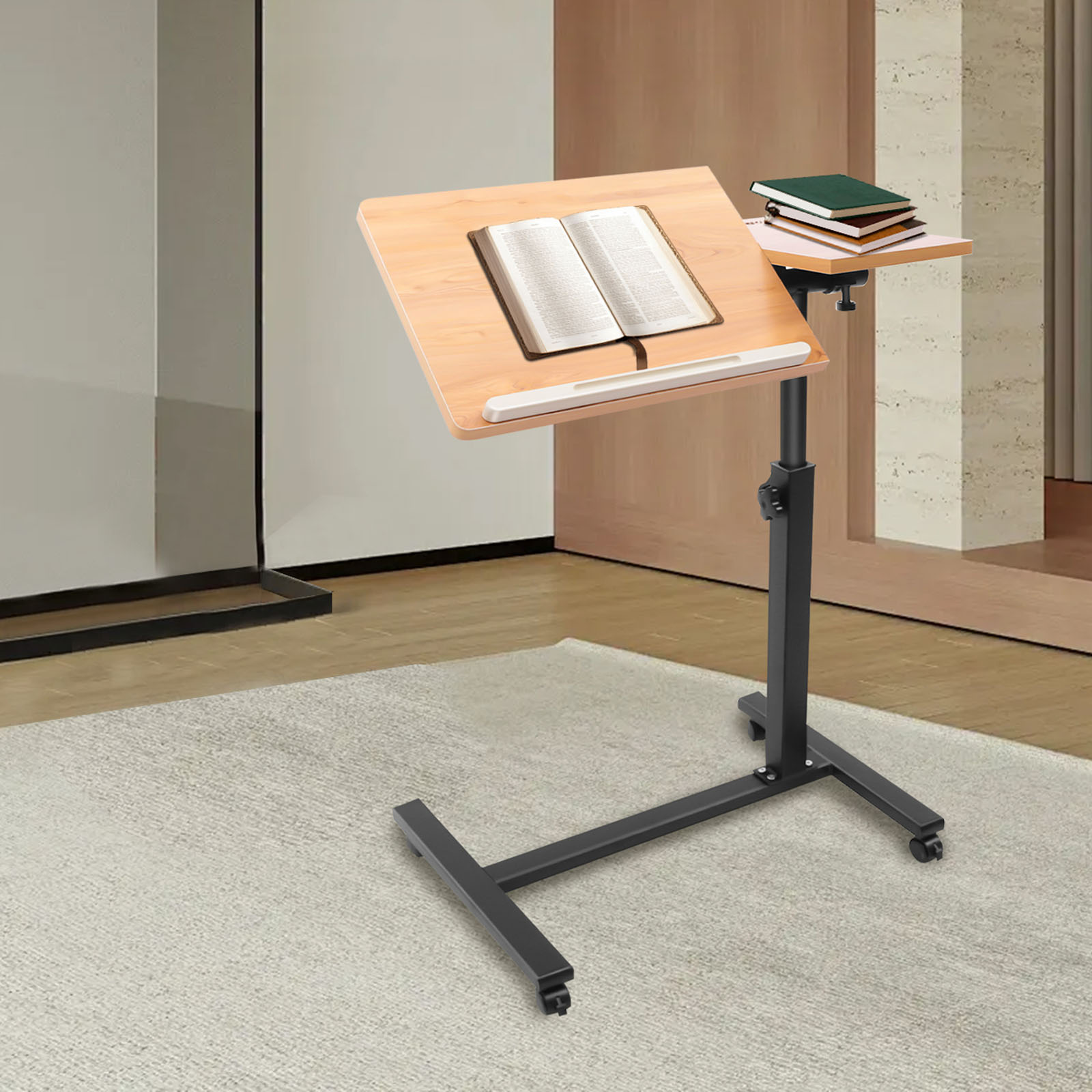 Mobile Laptop Table Adjustable - Desk Setup Pc ulasan dan harga
