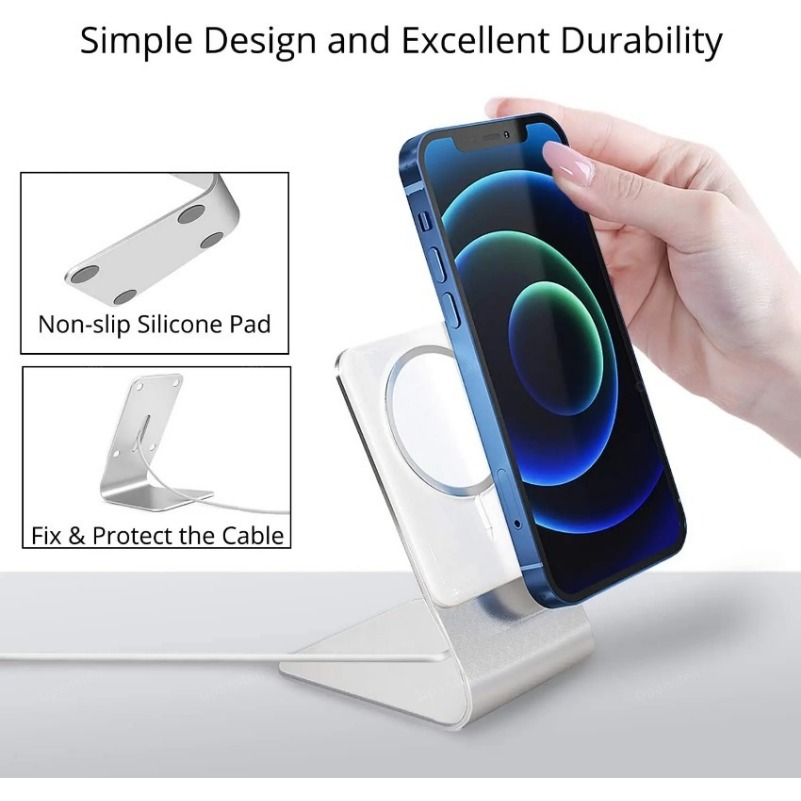 Desktop Mobile Phone Stand Alu - Desk Setup Apple ulasan dan harga