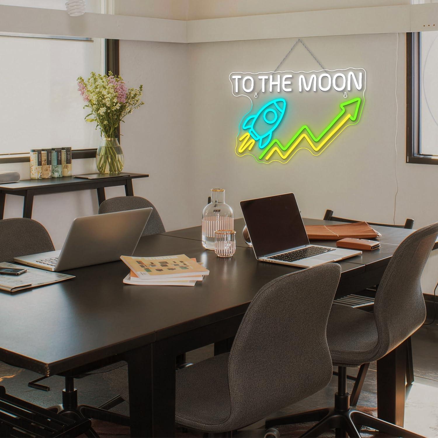 Stock Neon Sign Day Trading Ac - Desk Setup Trading ulasan dan harga