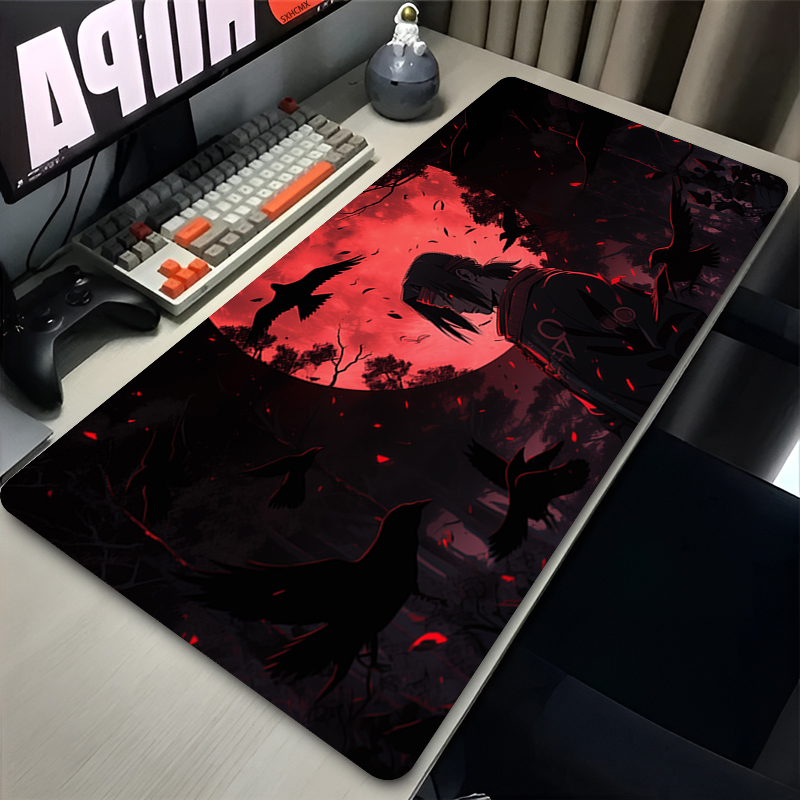 Mouse Pad Gamer Larger XXL Uch - Desk Setup Black ulasan dan harga