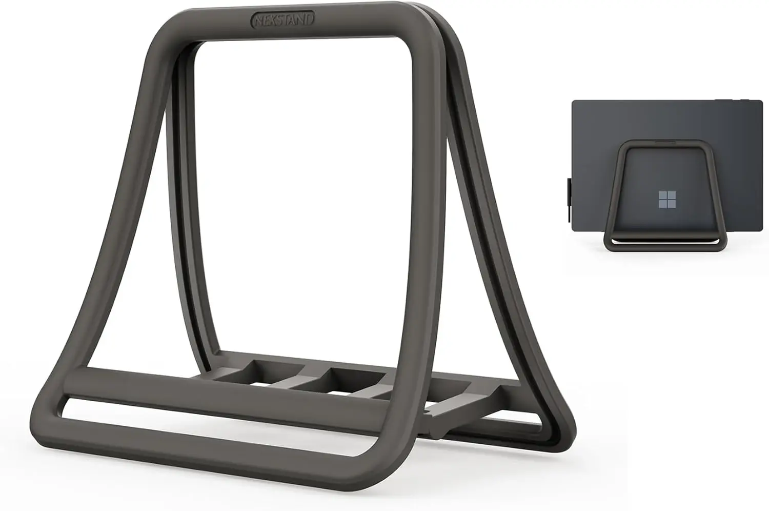 Vertical Laptop Stand Notebook - Desk Setup Macbook ulasan dan harga