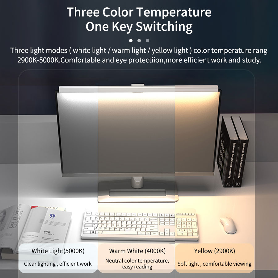 50cm LED Monitor Light Bar Scr - Desk Setup Computer ulasan dan harga