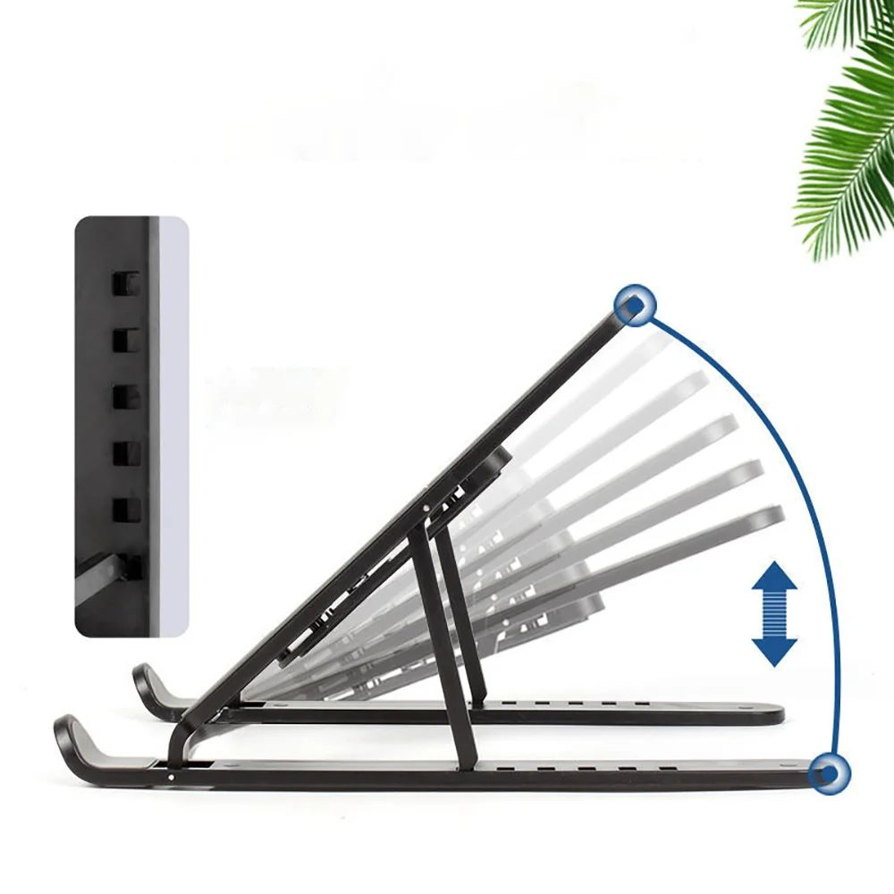 Foldable Laptop Stand Adjustab - Desk Setup Macbook ulasan dan harga