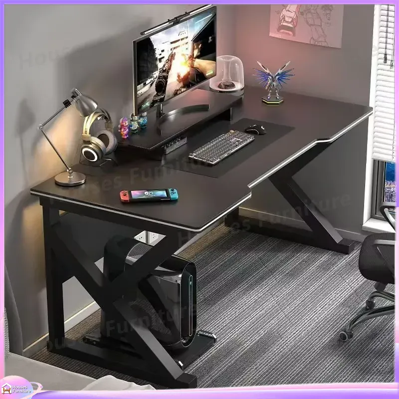 Cafe Metal Gaming Desk Black M - Desk Setup Pc ulasan dan harga
