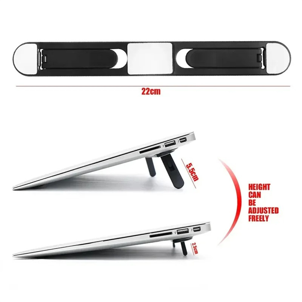 Invisible Foldable Laptop Rise - Desk Setup Macbook ulasan dan harga
