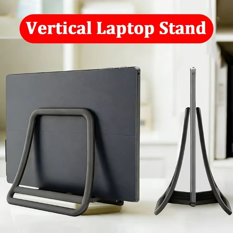 Anti-Slip Vertical Laptop Stan - Desk Setup Macbook ulasan dan harga