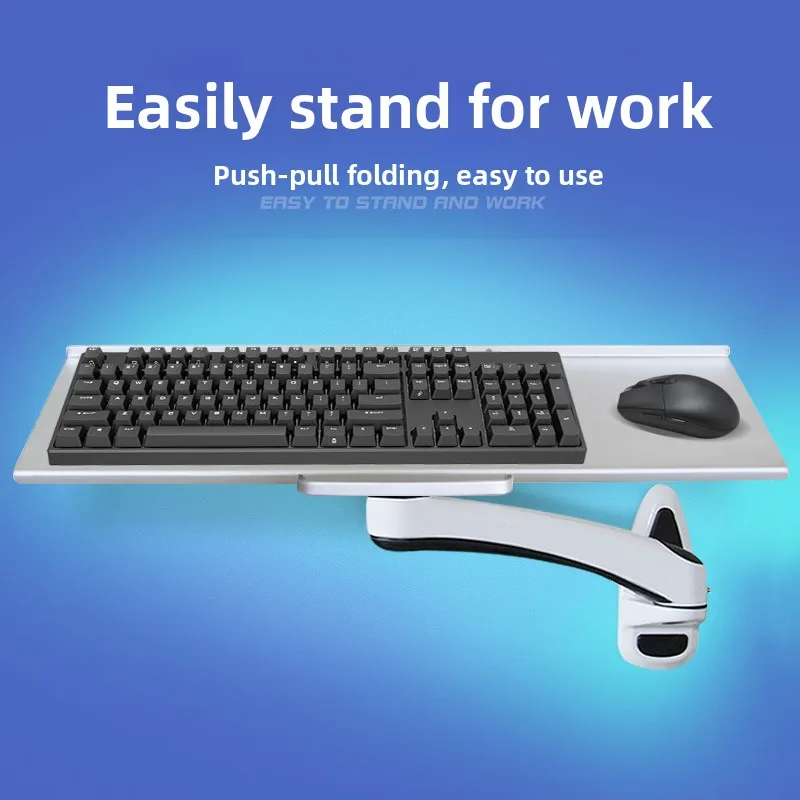 Industrial Wall Mounted Keyboa - Ergonomic Desk Setup Keyboard ulasan dan harga