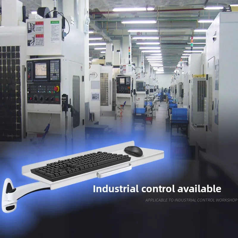 Industrial Wall Mounted Keyboa - Ergonomic Desk Setup Keyboard ulasan dan harga