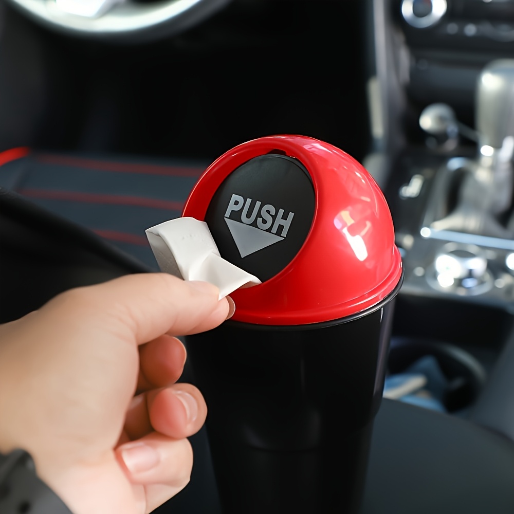 1pc Portable Car Mini Trash Ca - Desk Setup Black ulasan dan harga