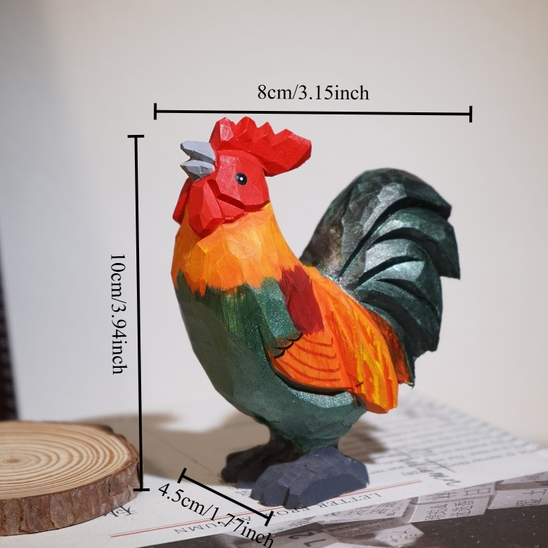 Farmyard Rooster and Hen Handm - Desk Setup Nature ulasan dan harga