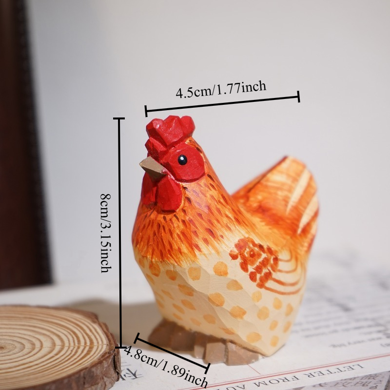 Farmyard Rooster and Hen Handm - Desk Setup Nature ulasan dan harga