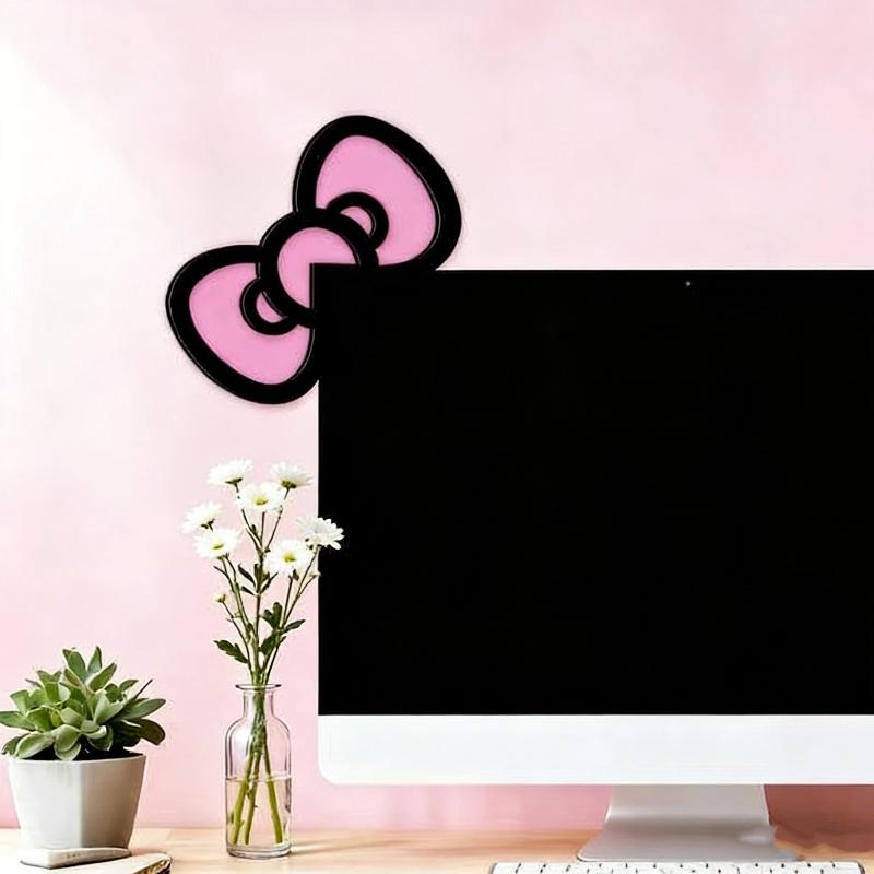 New 1/2Pcs Wooden Bowknot PC A - Desk Setup Pc ulasan dan harga