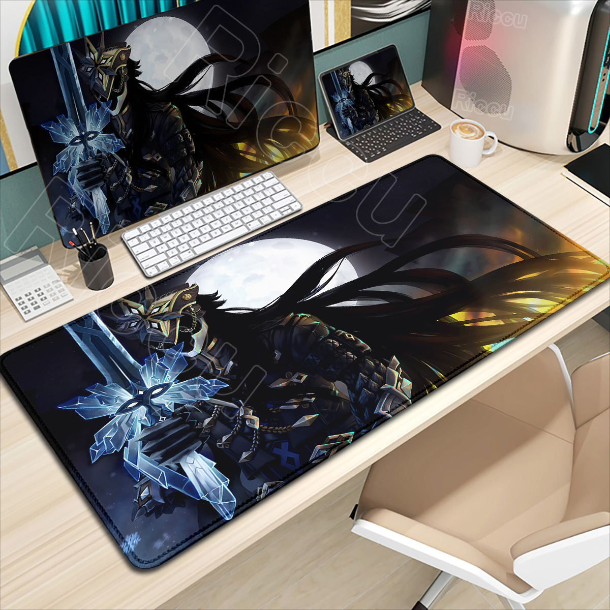 HD Printing Capitano Mouse Pad - Desk Setup Anime ulasan dan harga