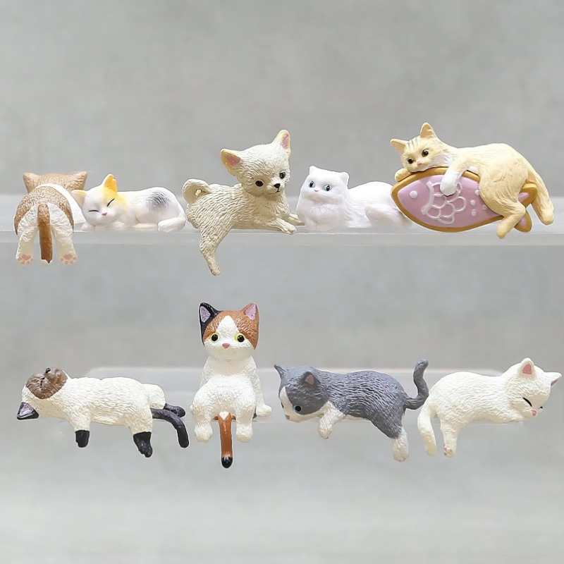 1Pc Cute Cartoon Cat PVC Home  - Desk Setup Nature ulasan dan harga