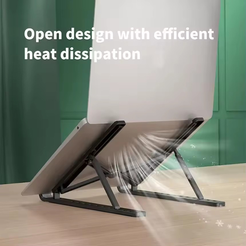 Foldable Portable Laptop Stand - Desk Setup Macbook ulasan dan harga