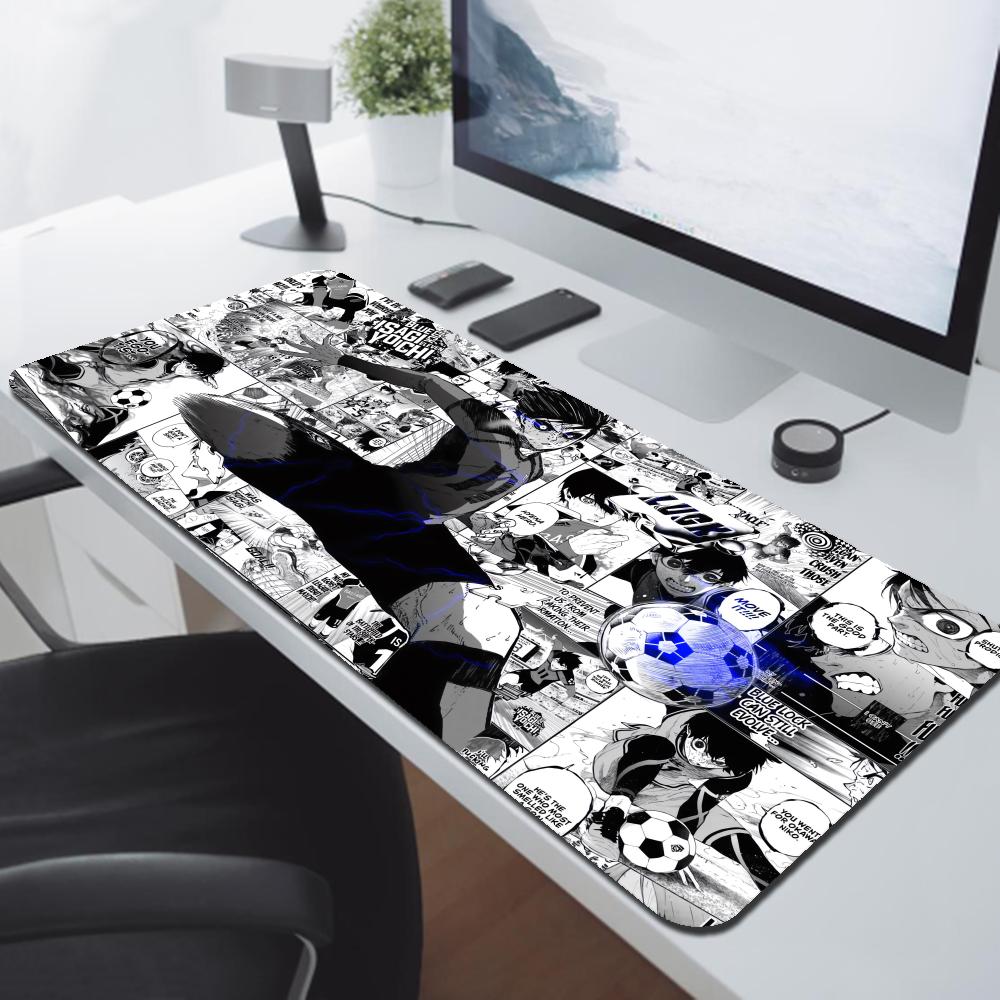 Black And White Anime Mouse Pa - Desk Setup Black ulasan dan harga
