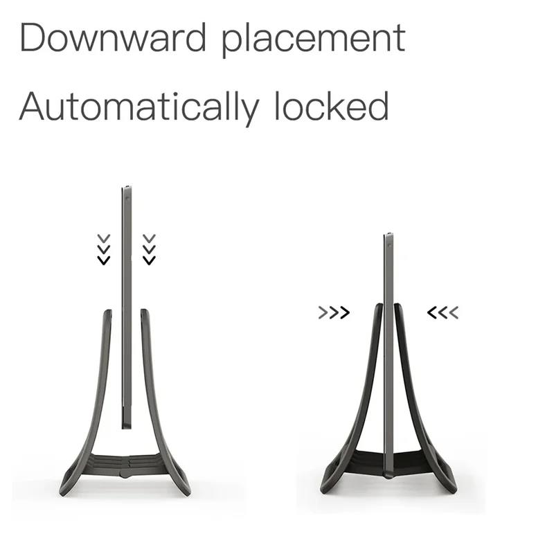 Anti-Slip Vertical Laptop Stan - Desk Setup Macbook ulasan dan harga