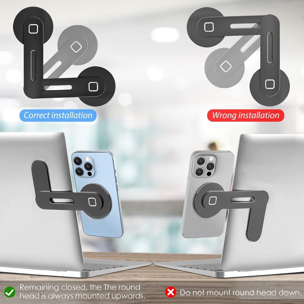 Magnetic Phone Holder for Lapt - Desk Setup Macbook ulasan dan harga