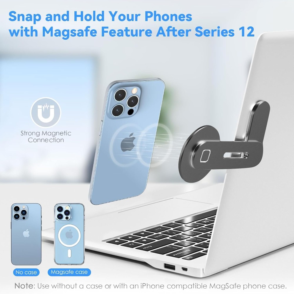 Magnetic Phone Holder for Lapt - Desk Setup Macbook ulasan dan harga