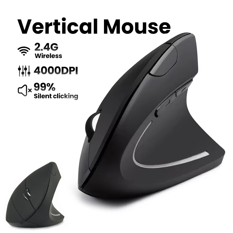 Ergonomic Wireless Mouse 1600  - Ergonomic Desk Setup Keyboard ulasan dan harga