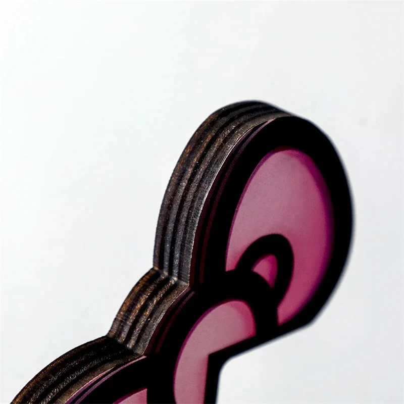 Kawaii Pink Acrylic Bow Monito - Desk Setup Pc ulasan dan harga