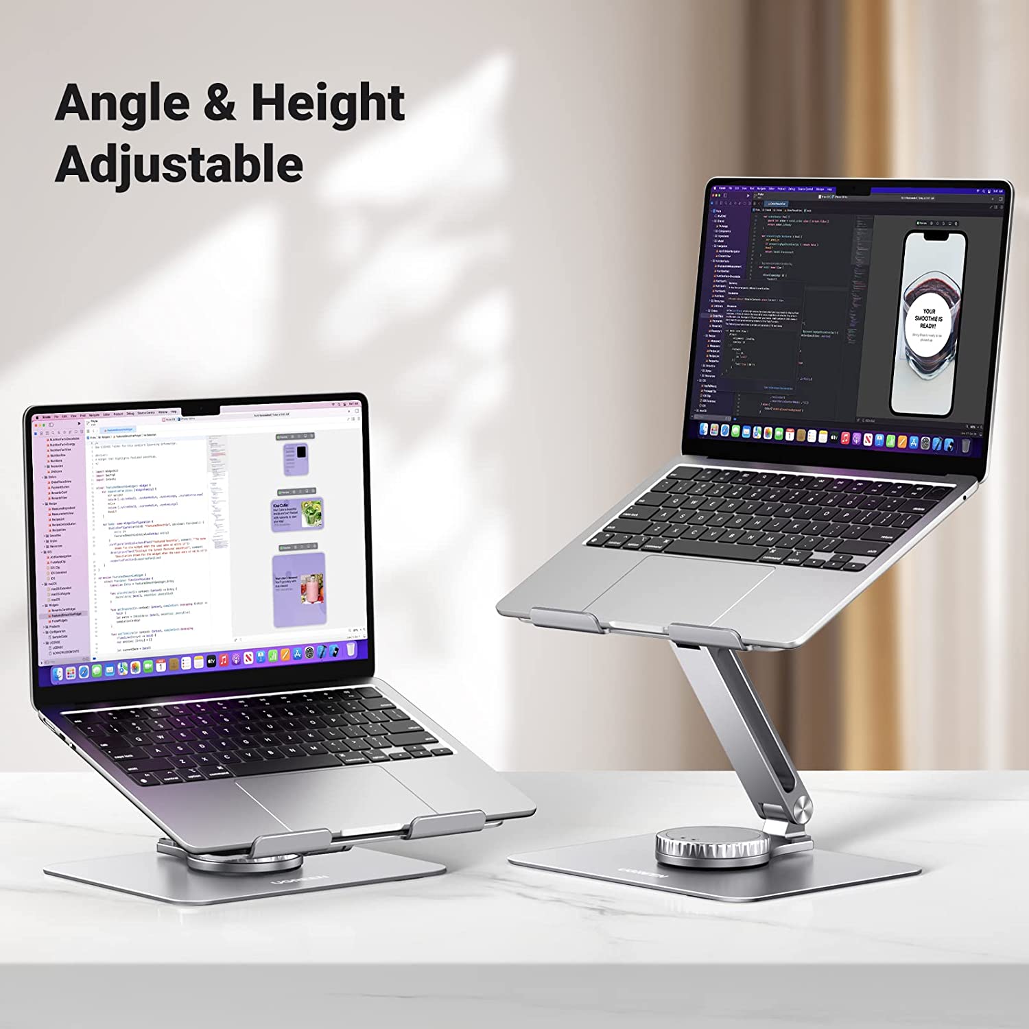UGREEN Laptop Stand for Desk A - Desk Setup Macbook ulasan dan harga