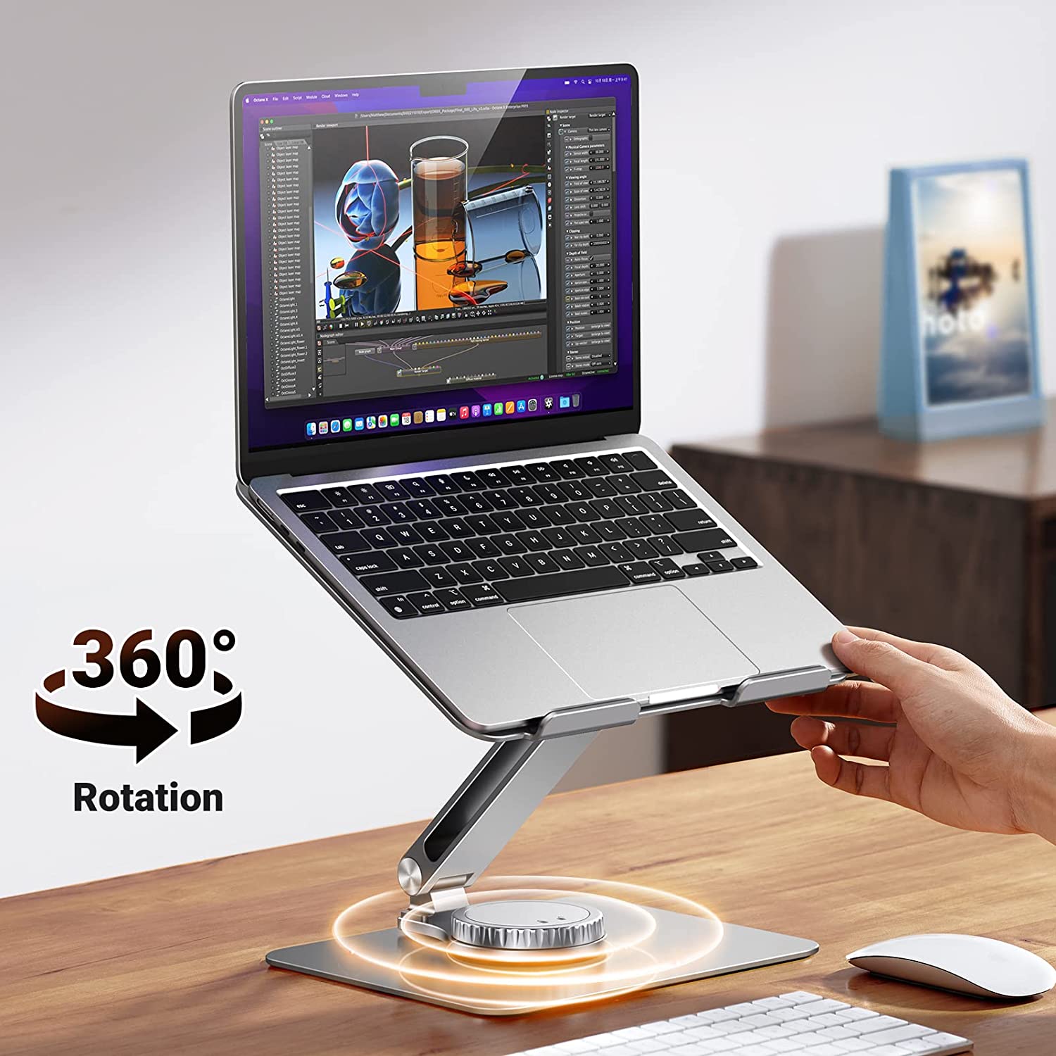 UGREEN Laptop Stand for Desk A - Desk Setup Macbook ulasan dan harga