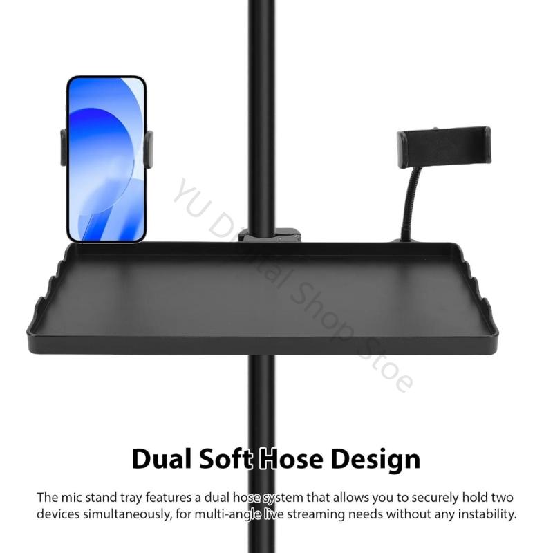 96BA ABS Desk Organizers Tray  - Desk Setup With Mic ulasan dan harga