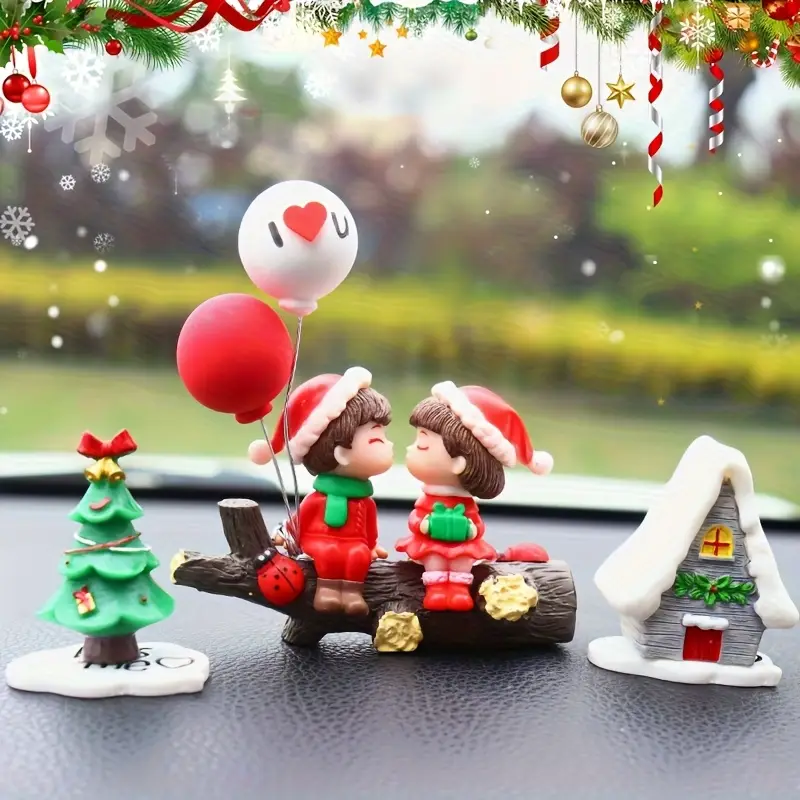 1-10Pairs Christmas Micro Land - Desk Setup Nature ulasan dan harga