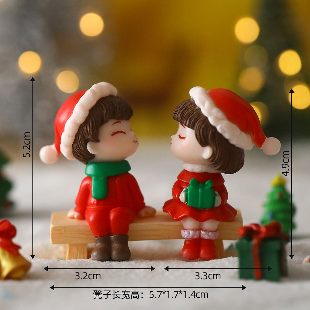 1-10Pairs Christmas Micro Land - Desk Setup Nature ulasan dan harga