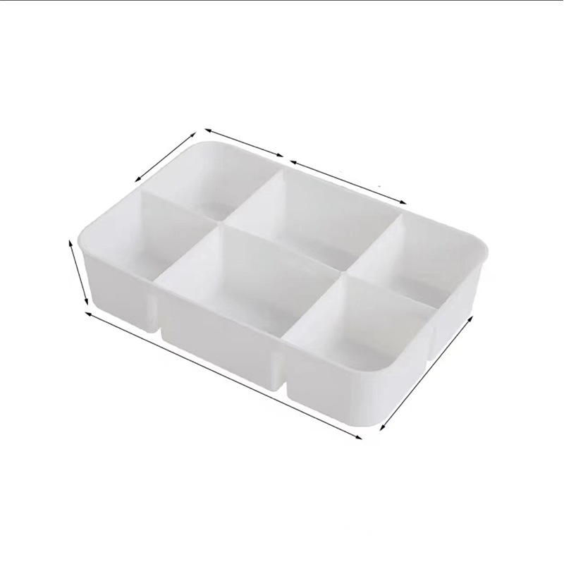 Clear Stackable Storage Box 4  - Desk Setup Trading ulasan dan harga