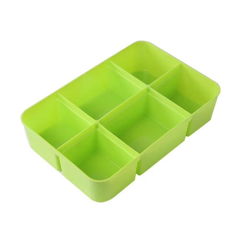 Clear Stackable Storage Box 4  - Desk Setup Trading ulasan dan harga