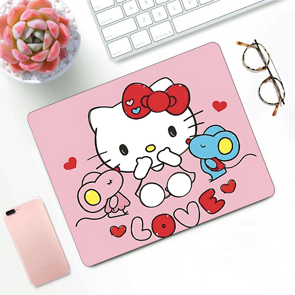 Cute pink anime Hello Kitty Ga - Desk Setup Anime ulasan dan harga