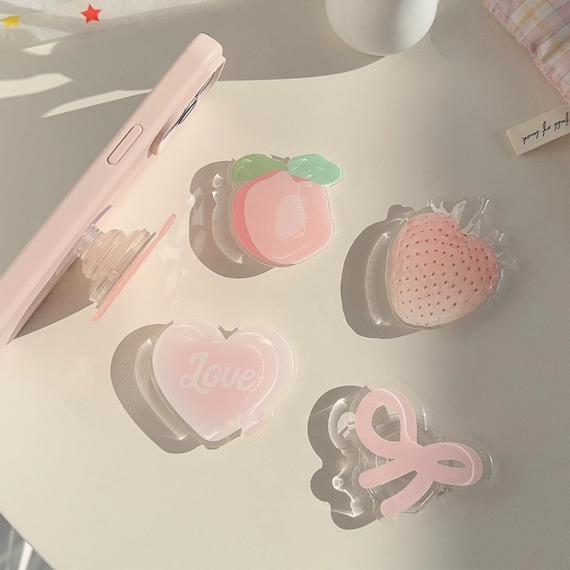 Ins Korea Girly Phone Stand Cu - Desk Setup Apple ulasan dan harga
