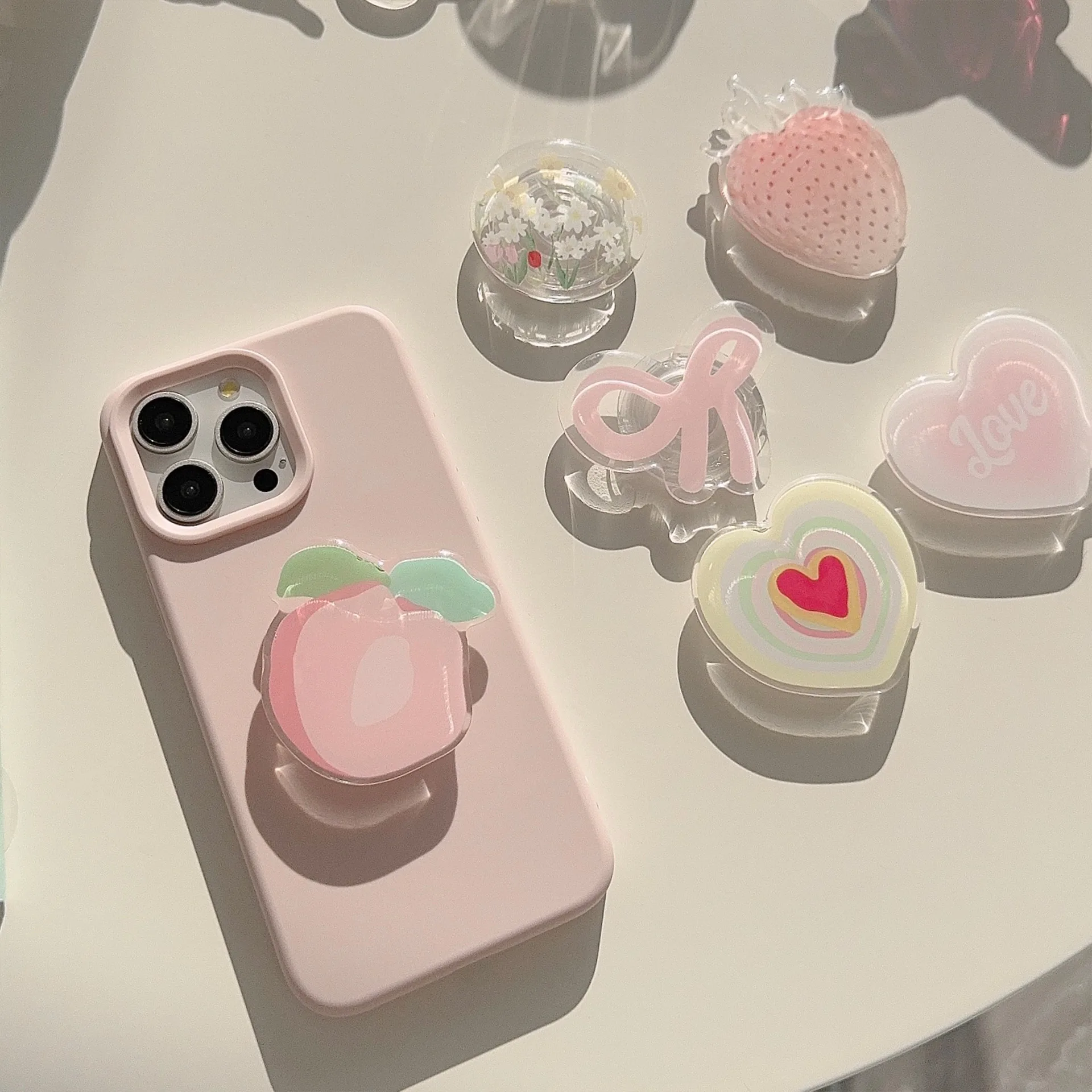 Ins Korea Girly Phone Stand Cu - Desk Setup Apple ulasan dan harga