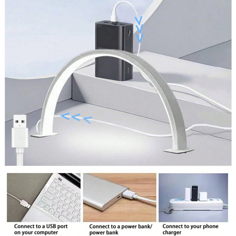 Nail Lamp 40/66CM Fill Light U - Desk Setup Lamp ulasan dan harga