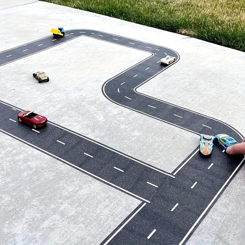 1-2 Rolls Reusable Road Track  - Desk Setup Black ulasan dan harga