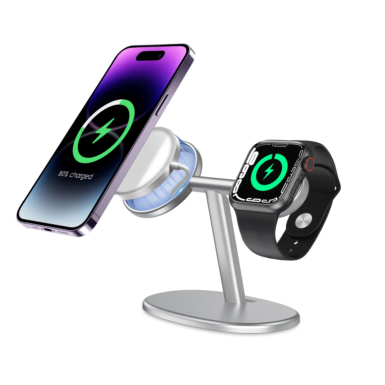 EWA 2-in-1 Desktop Phone Stand - Desk Setup Apple ulasan dan harga