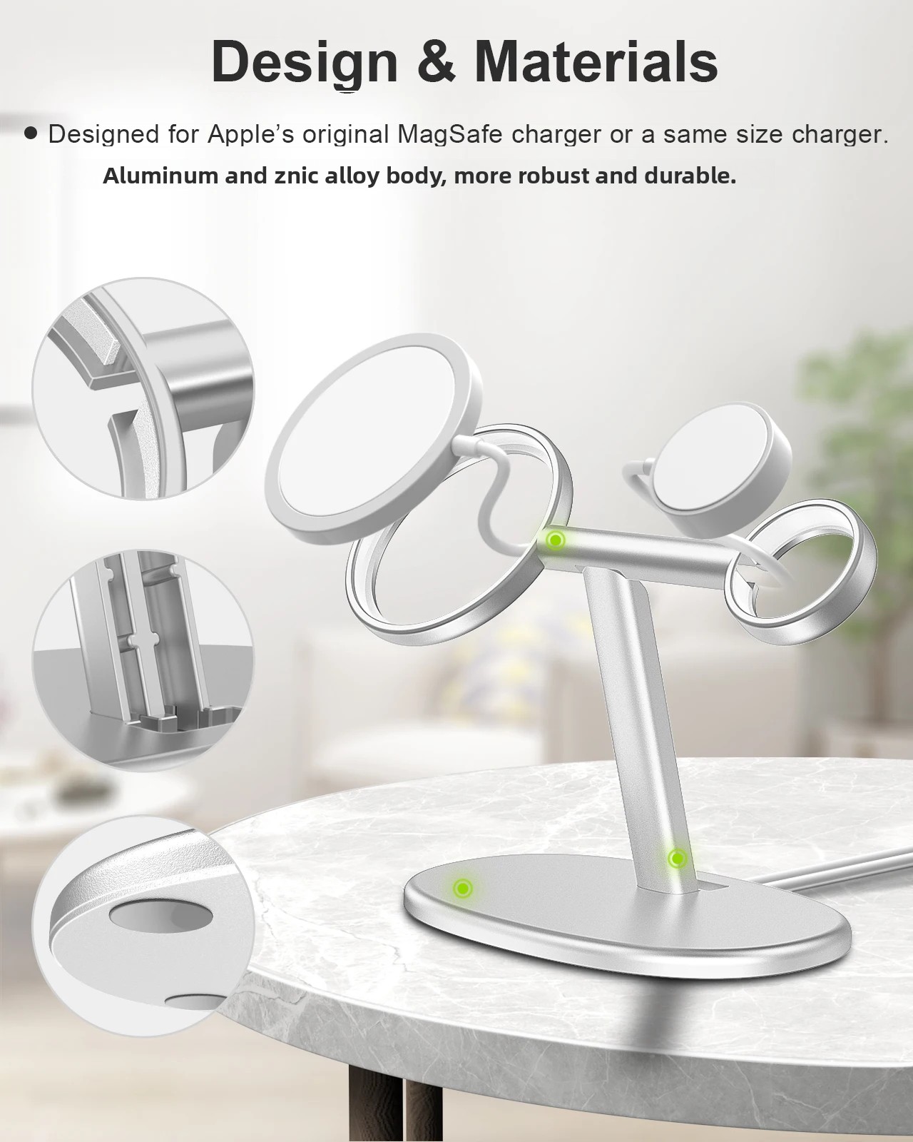EWA 2-in-1 Desktop Phone Stand - Desk Setup Apple ulasan dan harga