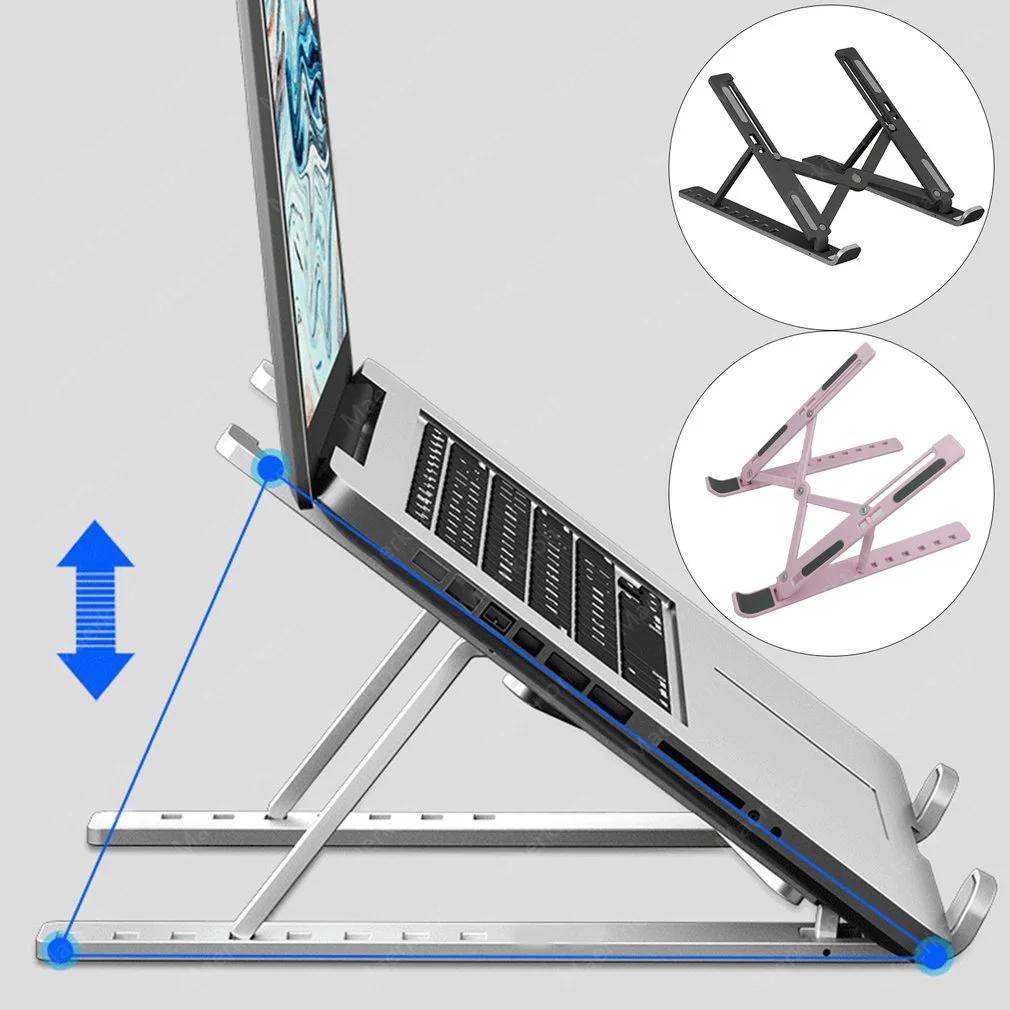 Foldable Laptop Stand Portable - Desk Setup Macbook ulasan dan harga