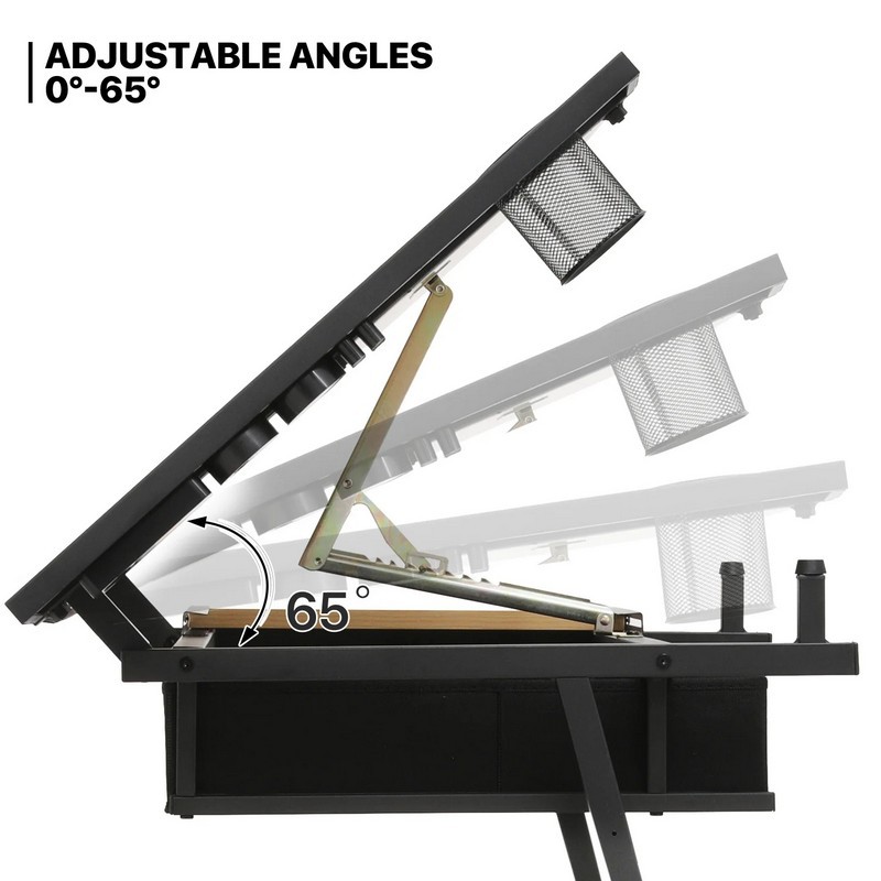 Adjustable Height Drawing Tabl - Desk Setup Pc ulasan dan harga