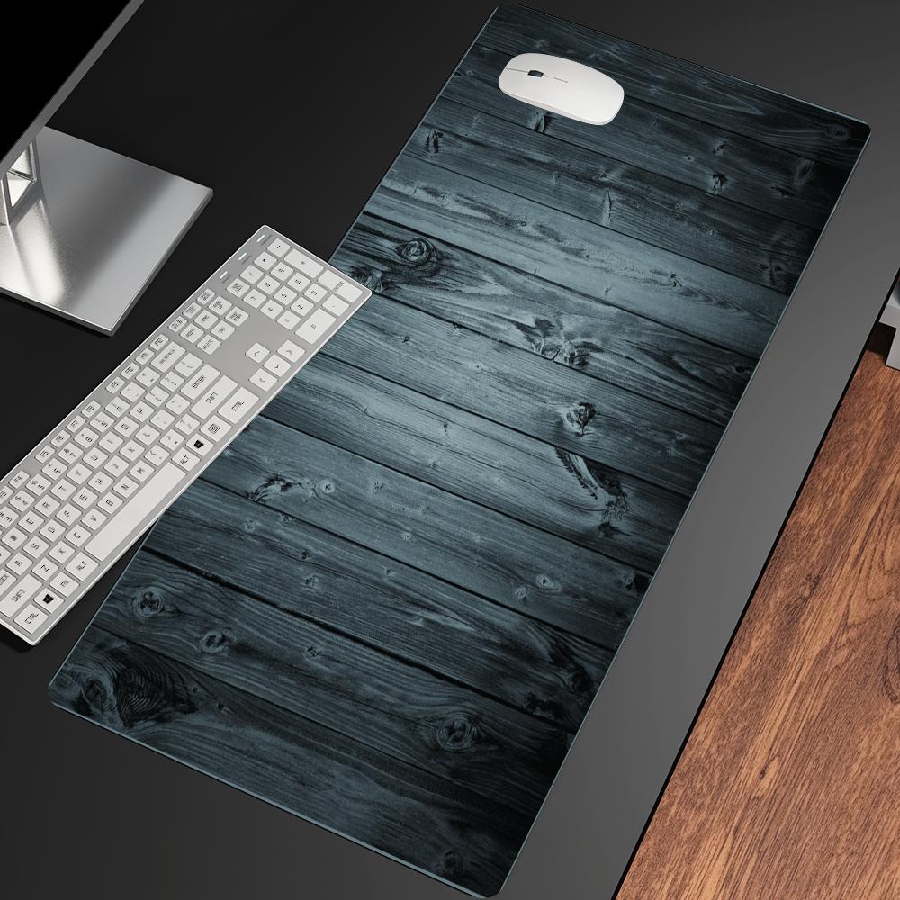 Black Wood Mousepad Desk Acces - Desk Setup Black And Wood ulasan dan harga
