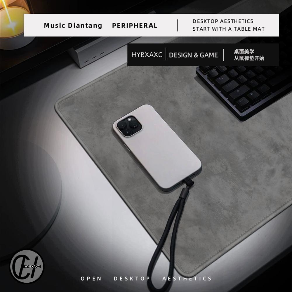Gray series mouse pad 1200x600 - Desk Setup Black ulasan dan harga
