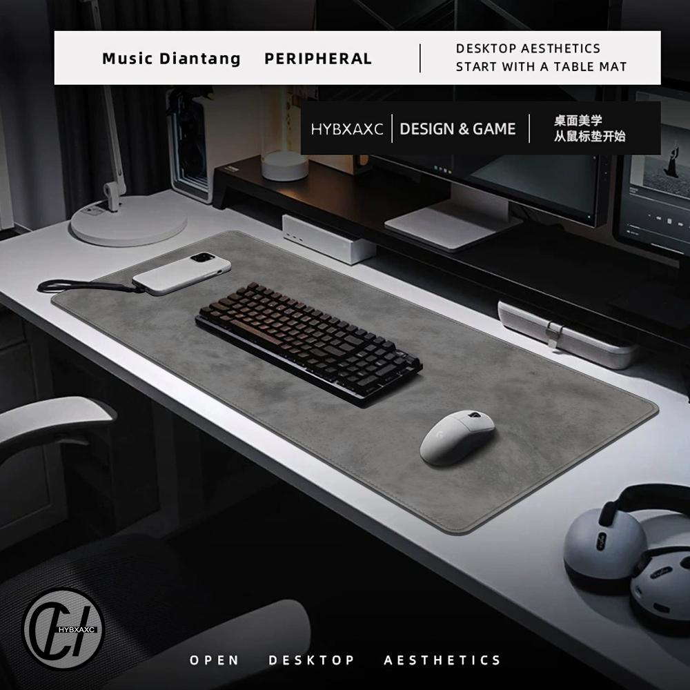 Gray series mouse pad 1200x600 - Desk Setup Black ulasan dan harga