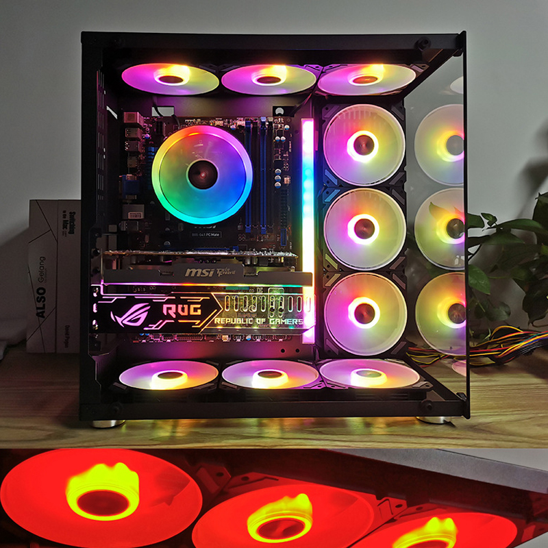ARGB 120mm Case Fan 5V 3PIN Mo - Desk Setup Lamp ulasan dan harga