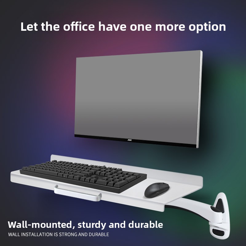 Industrial Wall Mounted Keyboa - Ergonomic Desk Setup Keyboard ulasan dan harga